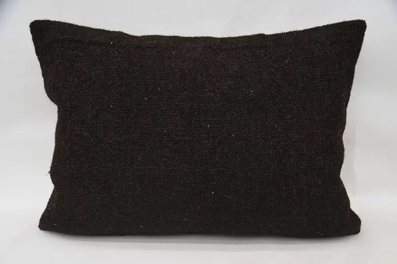 Minimalist Vintage Brown Pillow Cover, Holiday Decor Gift Plaid College Dorm Decor Pillow Sham - 1