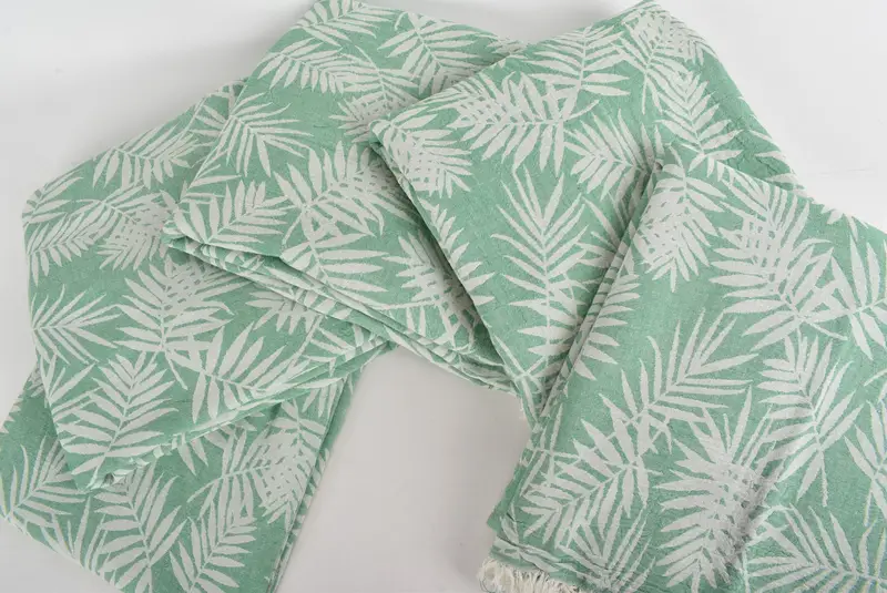 100x80 Cotton Floral Patterned Towel, Organic Throw, Bachelorette Gifts, Tablecloth, Bridal Shower Gift, Turkish Towel Beach Blanket, Bridal Gifts - 4