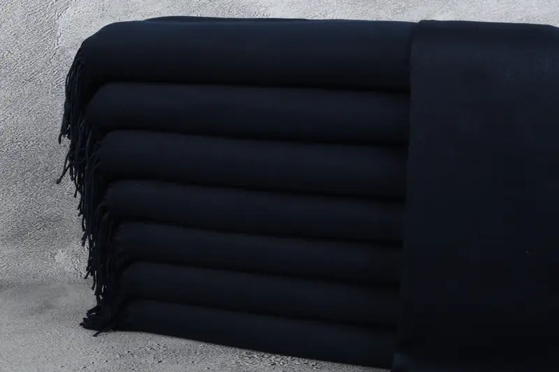 Navy Cotton Personalized Towel, Solid, Gift for Coworker, 28x67 Inches