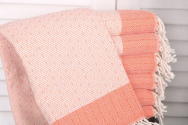 Personalized Gift, House Warming Gift, Spa Towel, Bath towel, Florida Bachelorette Party Favors, Custom Beach Towel, 70x40 Cotton Diamond Towel - 1