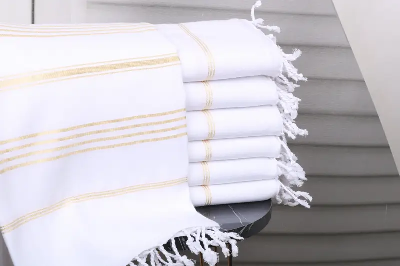 Personalized Bridesmaid Gift Beach Towel Bright Yellow, 40x71 Inches