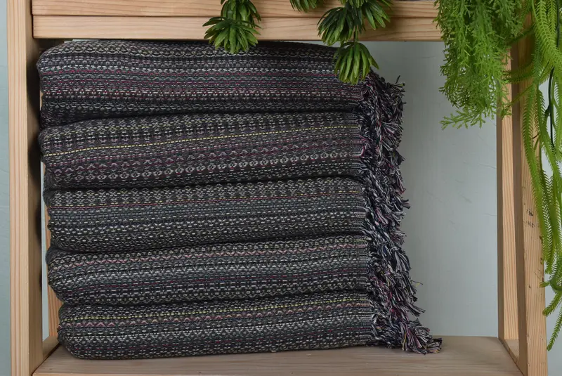 Bridesmaid Gift Personalized Beach Towel Khaki Green Organic Cotton, 40x71 Inches