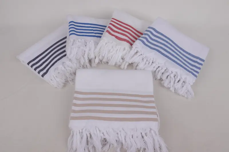 Best Friend Gift, Spa Gift, 70x40 Cotton Striped Towel, Beach Towel Bulk, Personalized Towel, Quick-drying peshtemal towel for poolside, Scarf Towel - 2
