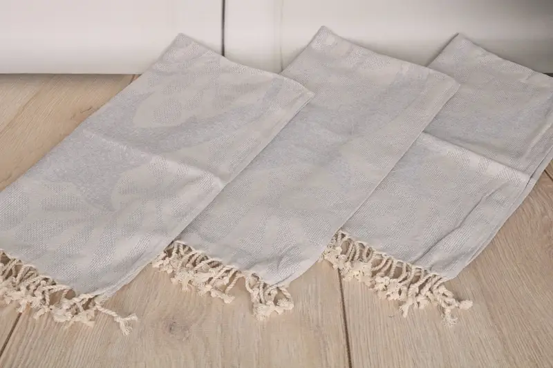 Spa havlu, nakış havlu, nedime hediyeleri, düğün eli hediye, kişiselleştirilmiş mutfak havlu, düğün hediyesi, 40x18 pamuklu balina tasarım havlu - 7