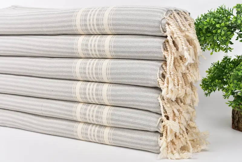 Küçük banyo havlu, kişiselleştirilmiş hediye, bekar havlu, 40x18 pamuklu çizgili havlu, ev için hediye, özel el havlu, sevgililer günü hediye fikri - 3