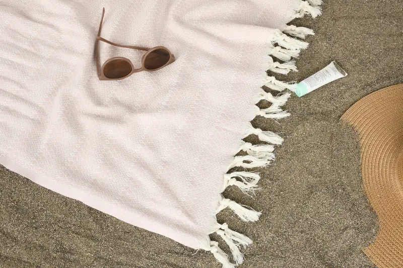 Personalized Wedding Gift, Turkish Towel USA, Gift For Best Friend, Bachelorette Party Decorations, Beach Towel Bulk, 70x38 Cotton Diamond Towel - 7