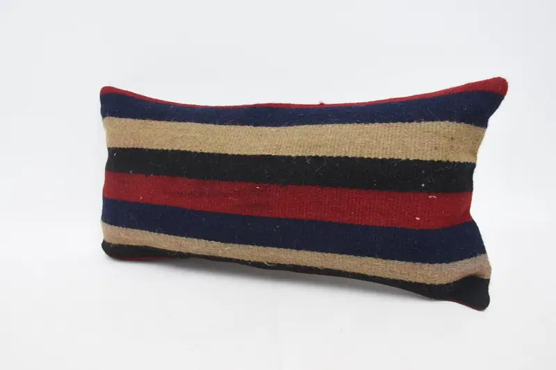 12x24 Blue Cushion, Gift Pillow, Vintage Kilim Pillow, Interior Designer Pillow, Art Deco Cushion Case, Wholesale Cushion Cover, Cushion - 4