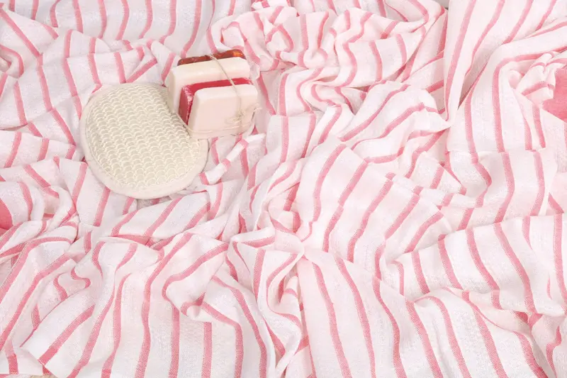 Geschenk für einen Freund, personalisiertes Geschenk, handgefertigtes türkisches Hammam -Handtuch, 70x40 Baumwollstreifentuch, Girl Trip Party Gunst, Hochzeitsgeschenk, Geschenk für sie - 7