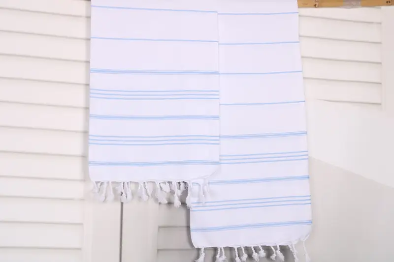 Small Bath Towels, Beach Wedding Favor, Bachelorette Party Gifts, Wedding Gift, Personalized Gifts, Gym Towel, 40x24 Cotton Striped Towel, Spa Towel - 8