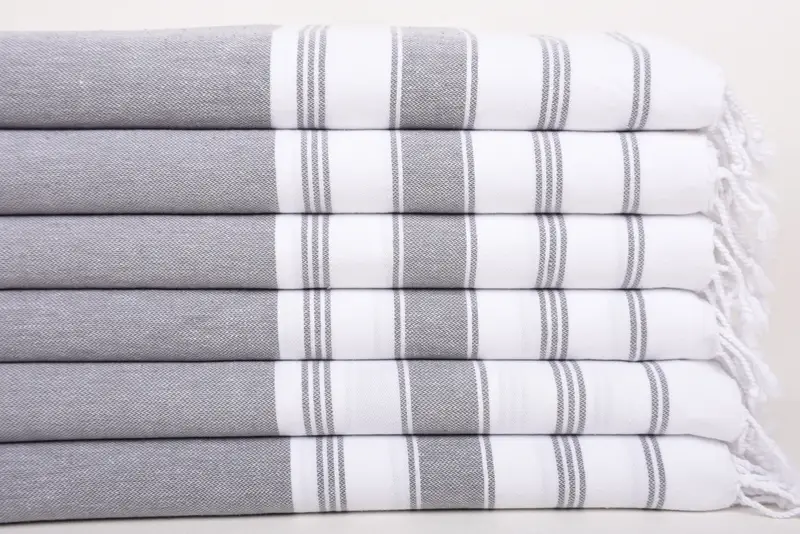 Personalized Kitchen Towel, Monogram Hand Towel, 44x24 Cotton Striped Towel, Wedding For Favor, Spa Towel, Bridal Shower Favors, Personalized Gifts - 3