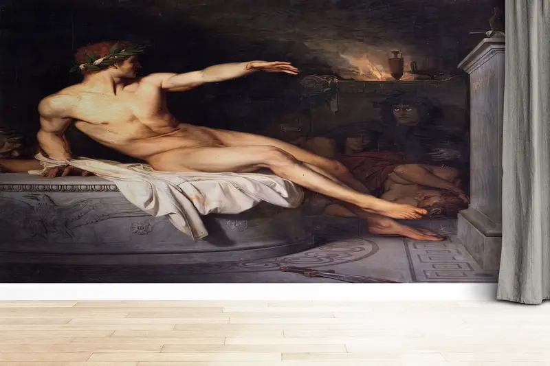 Custom Wall Paper, Canabel Wallpaper, Alexaandre Cabanel, Modern Wall Paper, Paper Wall Art, Naked Man Wall Poster, Famous Mural, - 5