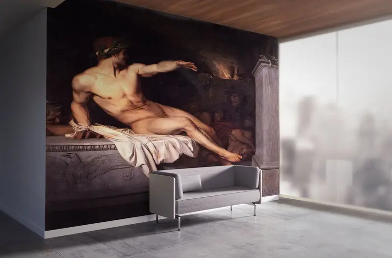 Custom Wall Paper, Canabel Wallpaper, Alexaandre Cabanel, Modern Wall Paper, Paper Wall Art, Naked Man Wall Poster, Famous Mural, - 2