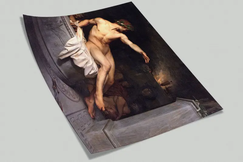 Custom Wall Paper, Canabel Wallpaper, Alexaandre Cabanel, Modern Wall Paper, Paper Wall Art, Naked Man Wall Poster, Famous Mural, - 7