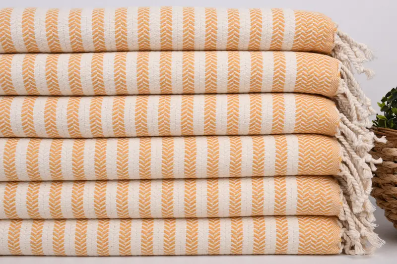 Personalisiertes Geschirrtuch, 40x18 Baumwoll -Chevron -Handtuch, willkommenes Hochzeitsgeschenk, Monogramm Handtuch, türkisches Handtuch, Gasttuch, Junggesellenhandtuch - 2