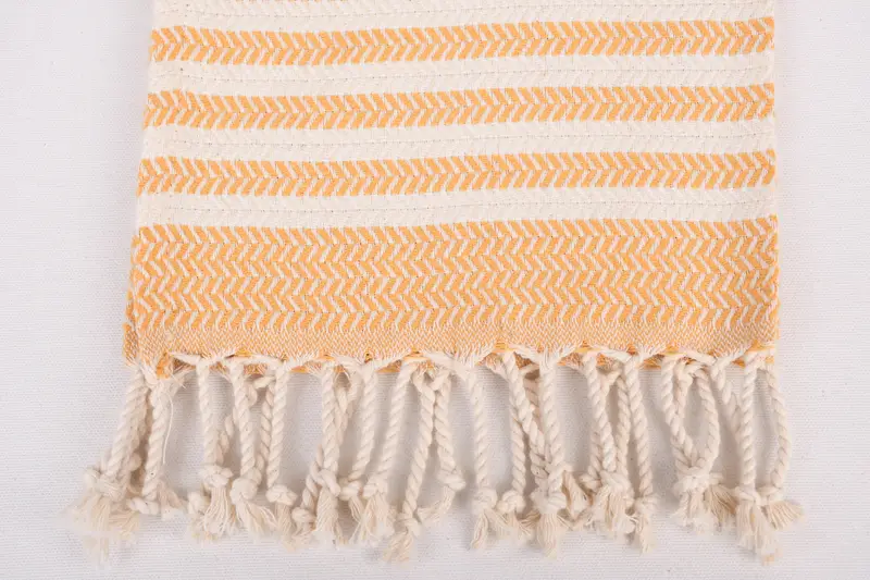 Personalisiertes Geschirrtuch, 40x18 Baumwoll -Chevron -Handtuch, willkommenes Hochzeitsgeschenk, Monogramm Handtuch, türkisches Handtuch, Gasttuch, Junggesellenhandtuch - 3