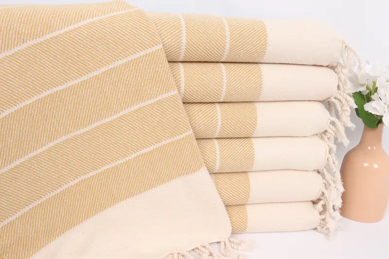 Gift For Wedding Day, Wedding Gift, Housewarming Gift, 36x16 Cotton Striped Towel, Small Bath Towels, Bachelorette Party Favor, Kitchen Towel - 1