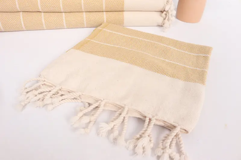 Gift For Wedding Day, Wedding Gift, Housewarming Gift, 36x16 Cotton Striped Towel, Small Bath Towels, Bachelorette Party Favor, Kitchen Towel - 5