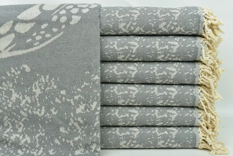 Beach towel, Monogram Beach Towel, Valentines Day Gift For Him, Bridal Shower Gift, 70x40 Cotton Carretta Patterned Towel, Gift For The Home Decor - 2