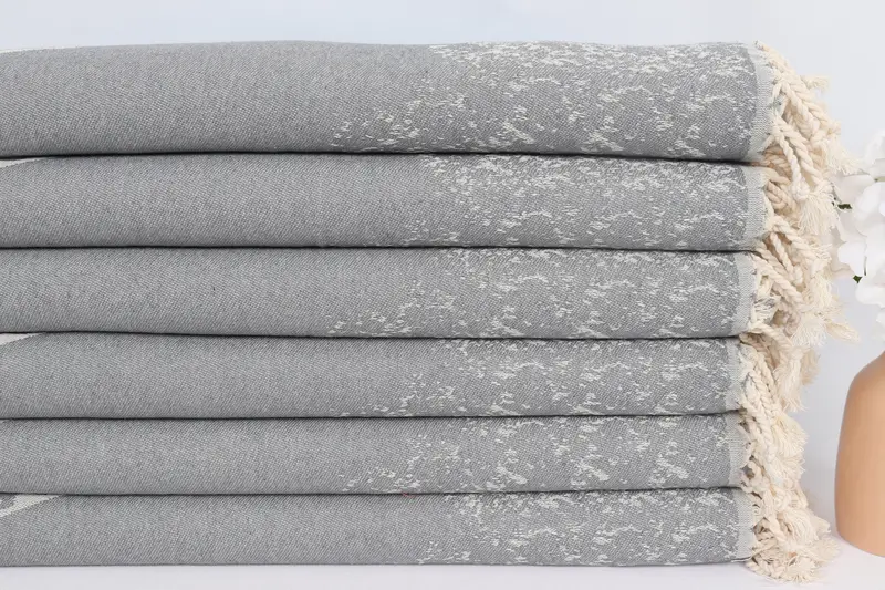 Travel Towel, Personalized Hand Towel, Spa Gift, Small Bath Towels, Wedding Favors, Towel With Name, 36x18 Cotton Carretta Patterned Towel - 4