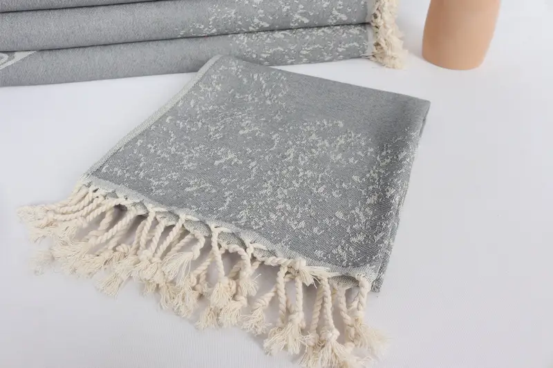 Travel Towel, Personalized Hand Towel, Spa Gift, Small Bath Towels, Wedding Favors, Towel With Name, 36x18 Cotton Carretta Patterned Towel - 6