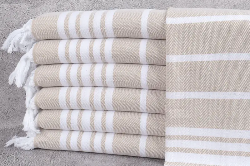 Memorial Gift, Personalized Gift, Beach Wedding Favor, 40x20 Cotton Zig zag Towel, Valentine Day Gift For Her, Bathroom Towels, Turkish Tea Towel - 1