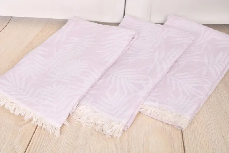 Turkish bath towel, 64x40 Cotton Floral Patterned Towel, Bathroom Towel, Wedding Gift, Family Gift Basket, Quick-dry peshtemal, Best Wedding Gift - 7