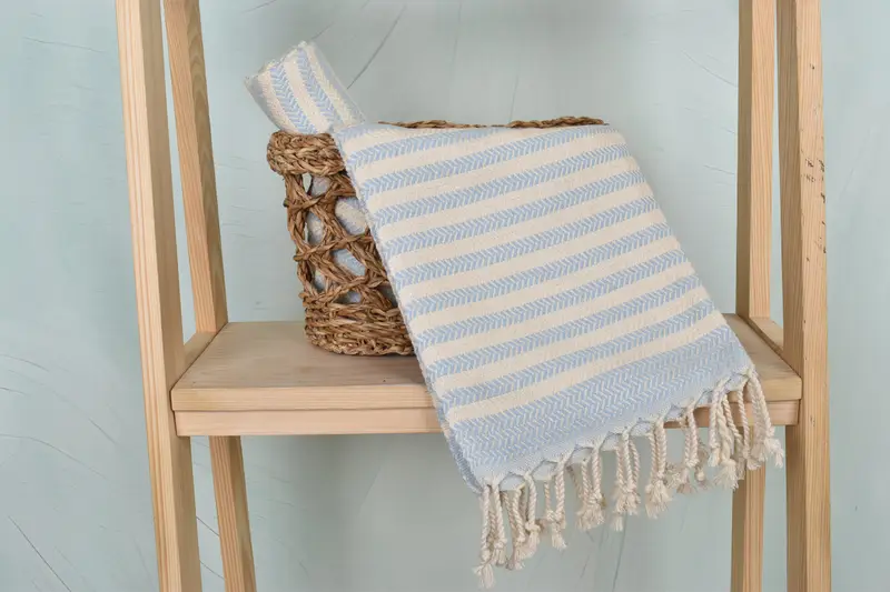 Monogram Hand Towel, Turkish Tea Towel, Christmas Favors, Gifts For Him, Bathroom Towels, 40x18 Cotton Chevron Towel, Custom Turkish Towel - 4