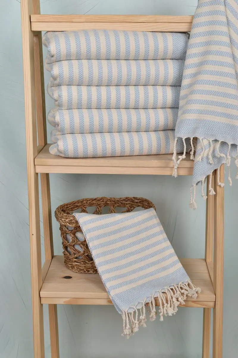 Monogram Hand Towel, Turkish Tea Towel, Christmas Favors, Gifts For Him, Bathroom Towels, 40x18 Cotton Chevron Towel, Custom Turkish Towel - 3