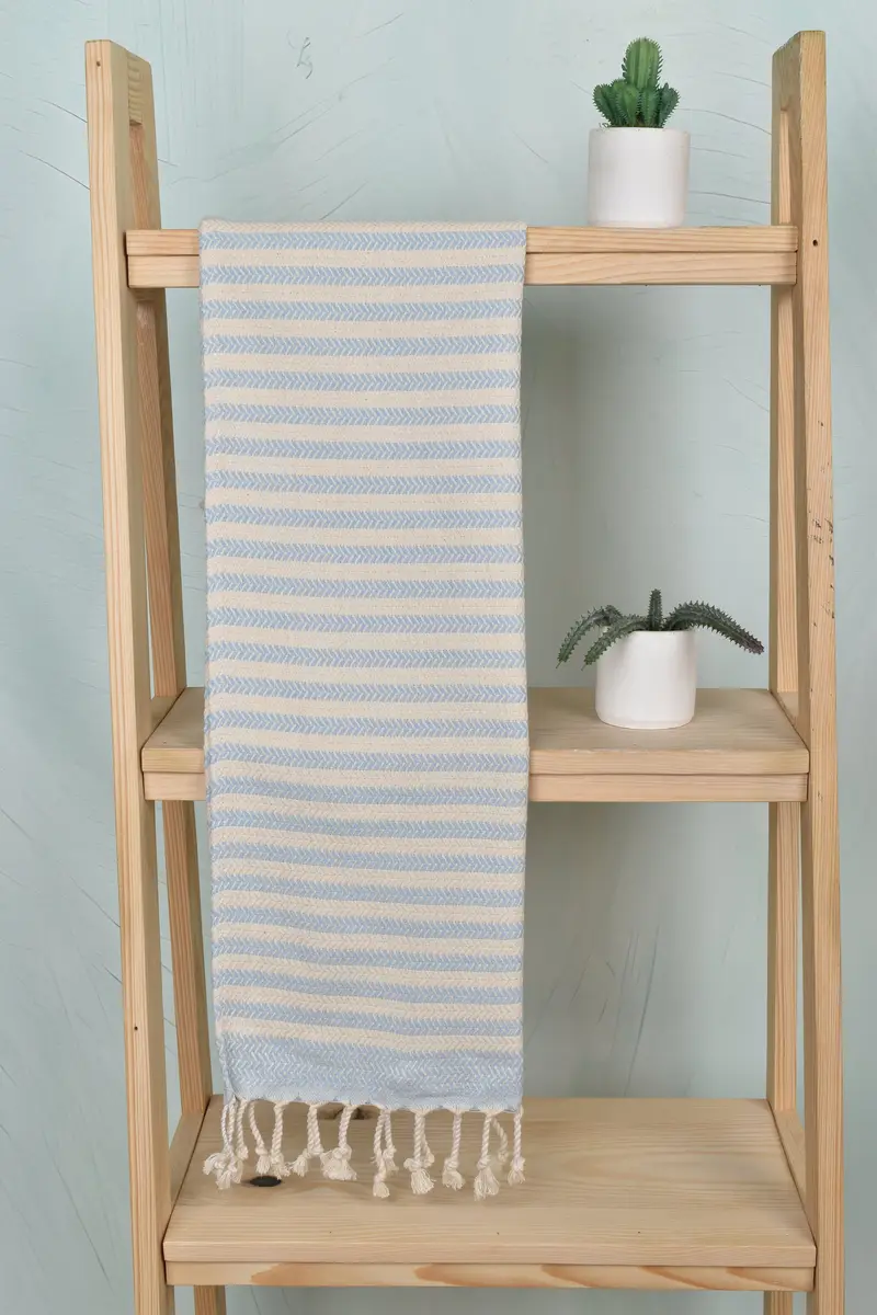 Monogram Hand Towel, Turkish Tea Towel, Christmas Favors, Gifts For Him, Bathroom Towels, 40x18 Cotton Chevron Towel, Custom Turkish Towel - 8