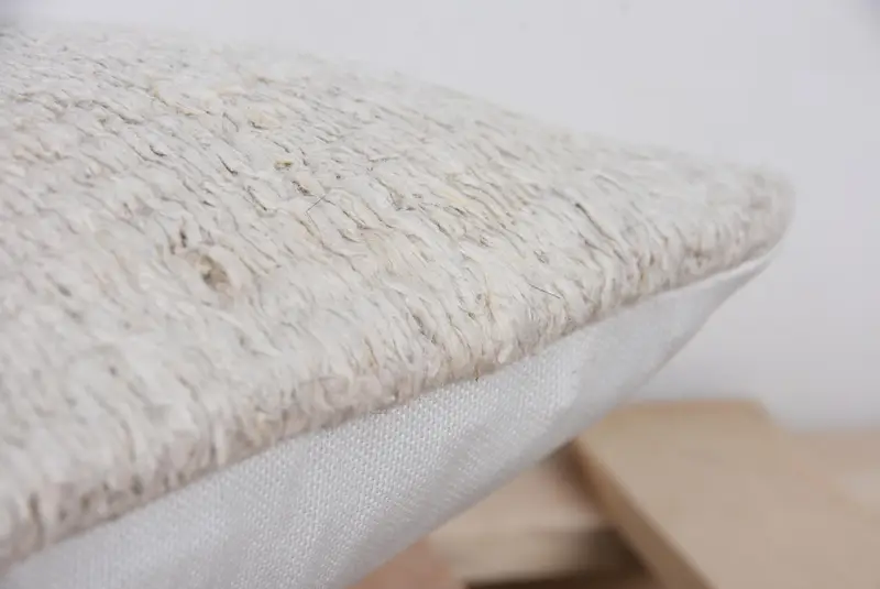 Rustic Pillow Case, Pillow Cover, Kilim Cushion Sham, 8x16 Beige Cushion Cover, Ethnical Kilim Rug Pillow, Boho Pillow Sham Cover - 7