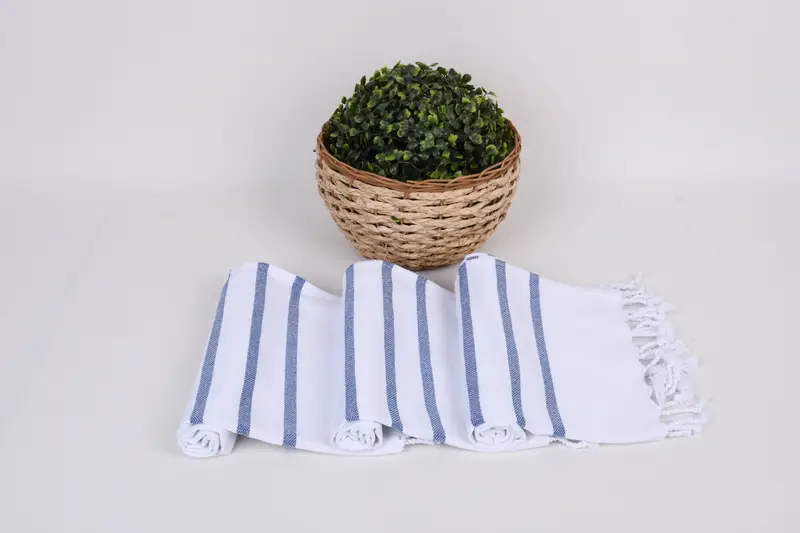 Personalized Kitchen Towel, 40x18 Cotton Striped Towel, Wedding Favors, Wedding Hand Made Gift, Custom Name Towel, Baby Boy Gift, Personalized Gifts - 8