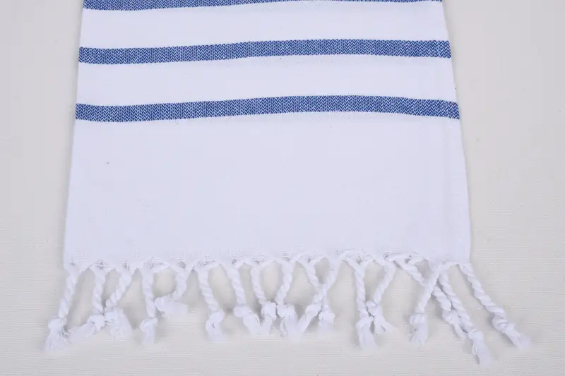 Personalized Kitchen Towel, 40x18 Cotton Striped Towel, Wedding Favors, Wedding Hand Made Gift, Custom Name Towel, Baby Boy Gift, Personalized Gifts - 3