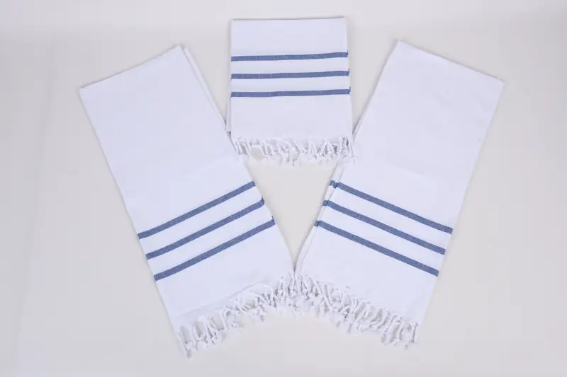 Personalized Kitchen Towel, 40x18 Cotton Striped Towel, Wedding Favors, Wedding Hand Made Gift, Custom Name Towel, Baby Boy Gift, Personalized Gifts - 6
