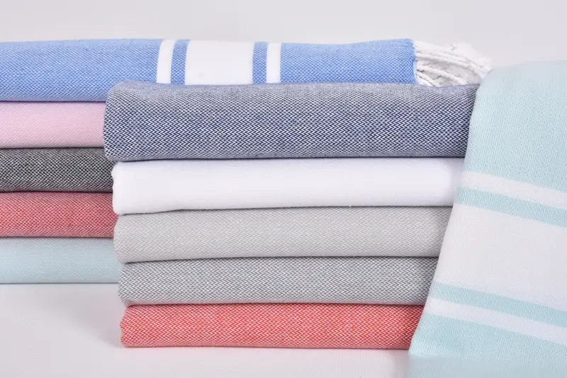 Christmas Gift, 36x24 Cotton Striped Towel, Bathroom Towels, Monogram Kitchen Towel, Beach Theme Wedding Gift, Monogram Towels, Turkish Tea Towel - 1