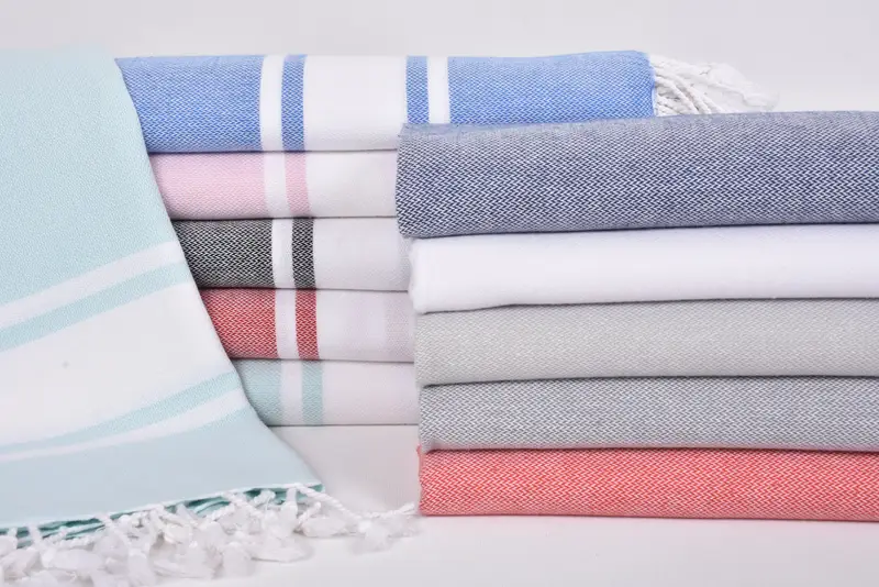 Christmas Gift, 36x24 Cotton Striped Towel, Bathroom Towels, Monogram Kitchen Towel, Beach Theme Wedding Gift, Monogram Towels, Turkish Tea Towel - 2