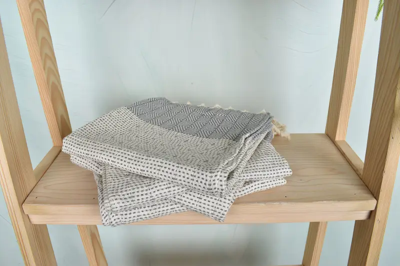 Bridesmaid Gift Towel, Small Bath Towels, 36x18 Cotton Diamond Towel, Wedding Favors, Wedding Gift Kitchen Towel, Travel Towel, Turkish Tea Towel - 7