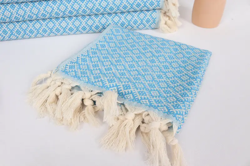 Gift For The Home Decor, Bachelorette Towel, Turkish Hand Towel, Bathroom Hand Towel, Wedding Gift, Small Bath Towels, 38x20 Cotton Diamond Towel - 5