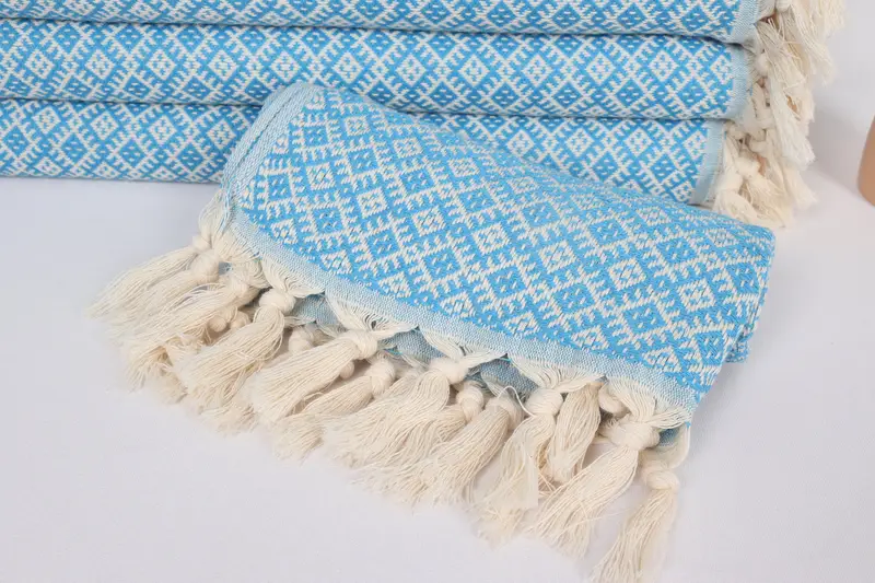 Gift For The Home Decor, Bachelorette Towel, Turkish Hand Towel, Bathroom Hand Towel, Wedding Gift, Small Bath Towels, 38x20 Cotton Diamond Towel - 4