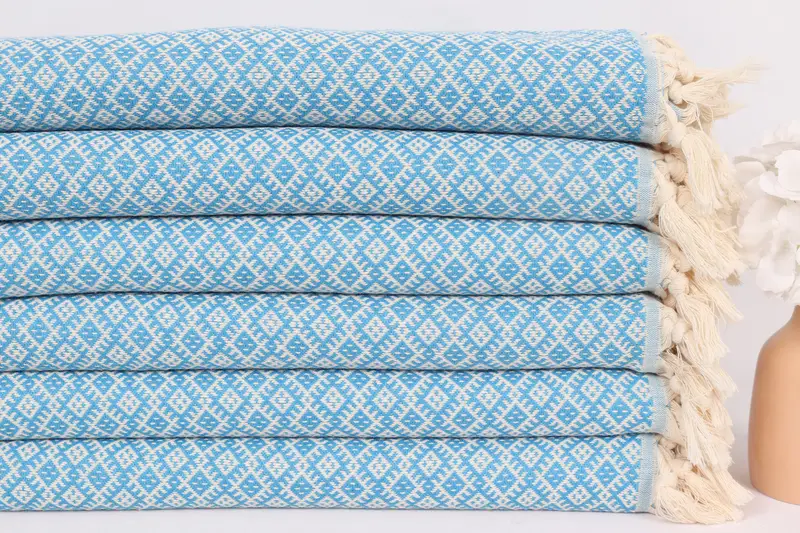 Gift For The Home Decor, Bachelorette Towel, Turkish Hand Towel, Bathroom Hand Towel, Wedding Gift, Small Bath Towels, 38x20 Cotton Diamond Towel - 3