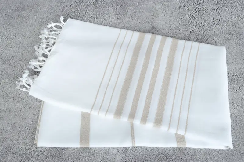 Wedding Towel, Turkish Towel USA, 70x36 Cotton Striped Towel, House Warming Gift, Absorbent towel, Authentic Turkish hammam peshtemal, Gifts For Him - 6