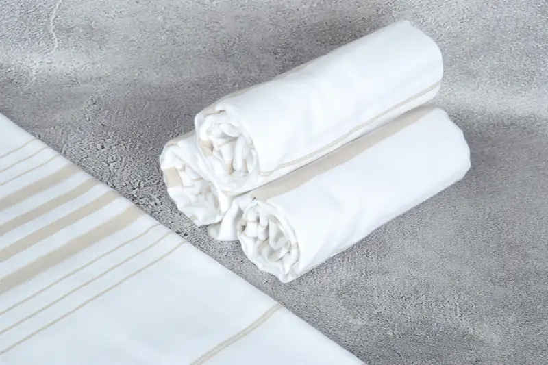 Wedding Towel, Turkish Towel USA, 70x36 Cotton Striped Towel, House Warming Gift, Absorbent towel, Authentic Turkish hammam peshtemal, Gifts For Him - 8