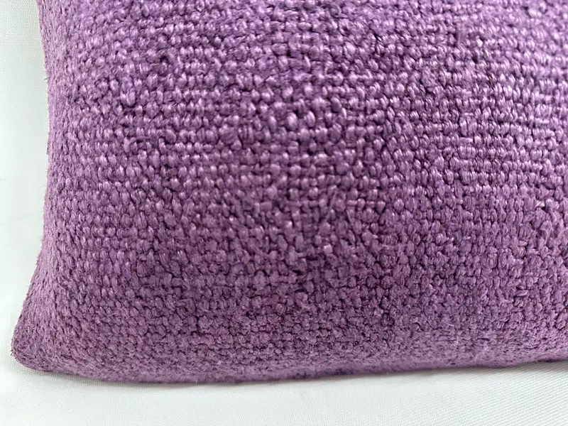 Pillow Case, Pastel Pillow Sham, Kilim Pillow Cover, Interior Designer Pillow, 12x48 Purple Pillow Sham, Cotton Cushion, Ethnical Kilim Rug Pillow - 4