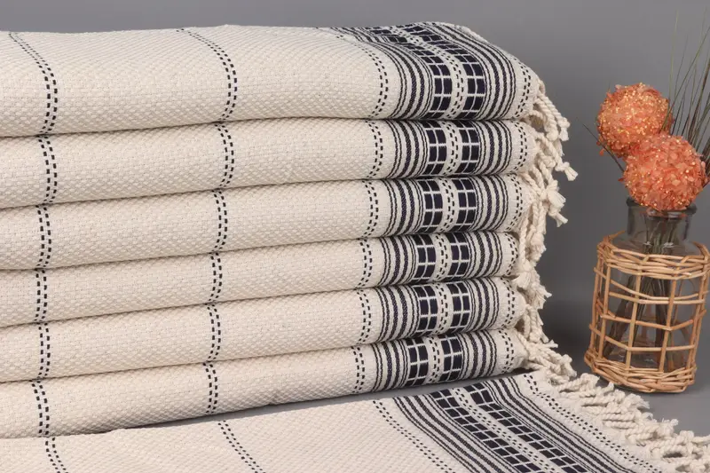 Cotton Dish Towel Navy Custom Kitchen Towel, 20x40 Inches