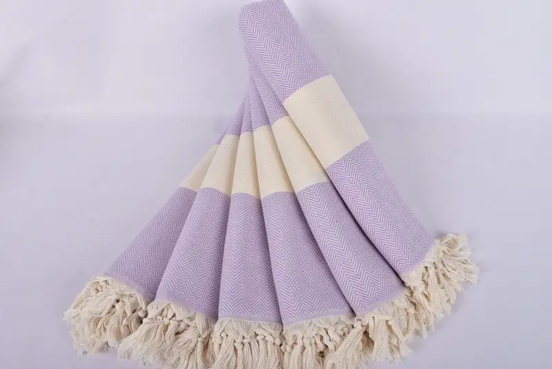 70x40 Cotton Herringbone Towel, Custom Towel, Home Decor Towel, Turkish Towel USA, Gift For Her, Monogrammed Turkish Towel, Holiday Towel - 4