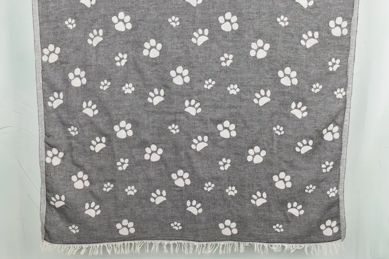 70x36 Cotton Paw Design Towel, Beach Towel Personalized, Bachelorette Gifts, Bridal Shower Gift, Bridesmaid Gift, Bachelorette Party Favor - 1