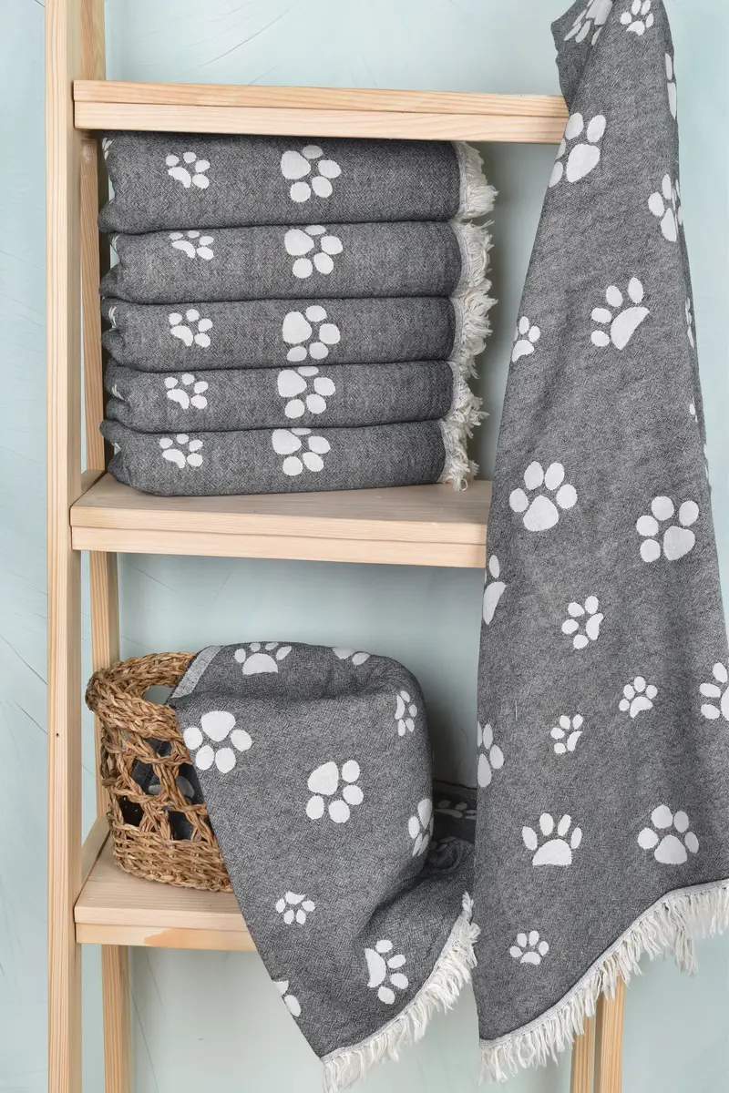 70x36 Cotton Paw Design Towel, Beach Towel Personalized, Bachelorette Gifts, Bridal Shower Gift, Bridesmaid Gift, Bachelorette Party Favor - 4