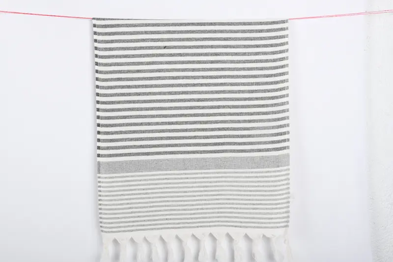 Gift For Him, Wedding Favors, 36x18 Cotton Striped Terry Towel, Bathroom Towels, Small Bath Towels, Valentine Day Gift For Her, Gift For Best Friend - 8