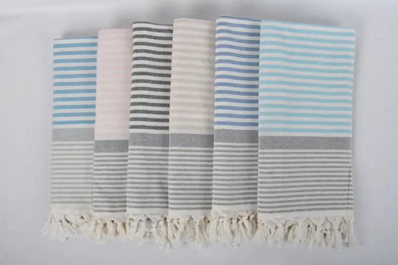 Gift For Him, Wedding Favors, 36x18 Cotton Striped Terry Towel, Bathroom Towels, Small Bath Towels, Valentine Day Gift For Her, Gift For Best Friend - 3