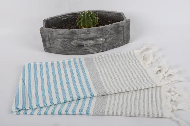 Gift For Him, Wedding Favors, 36x18 Cotton Striped Terry Towel, Bathroom Towels, Small Bath Towels, Valentine Day Gift For Her, Gift For Best Friend - 6