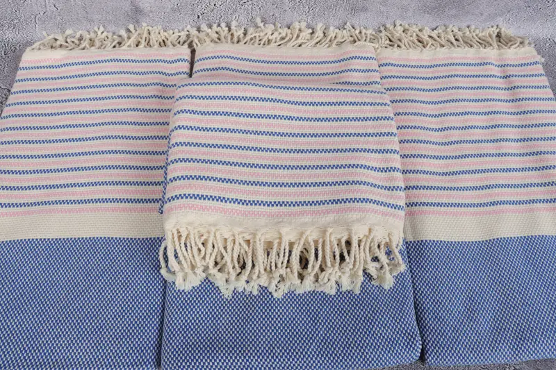 Travel towel, 70x40 Cotton Geometric Towel, Sand-free towel, First Wedding Anniversary Gift, Home Decor Gifts, Bridesmaid Gifts Personalized - 4